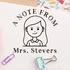 Custom A Note From Avatar Teacher Stamp