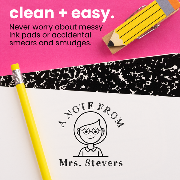 Custom A Note From Avatar Teacher Stamp