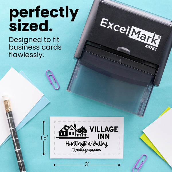 Business Card Logo Stamp