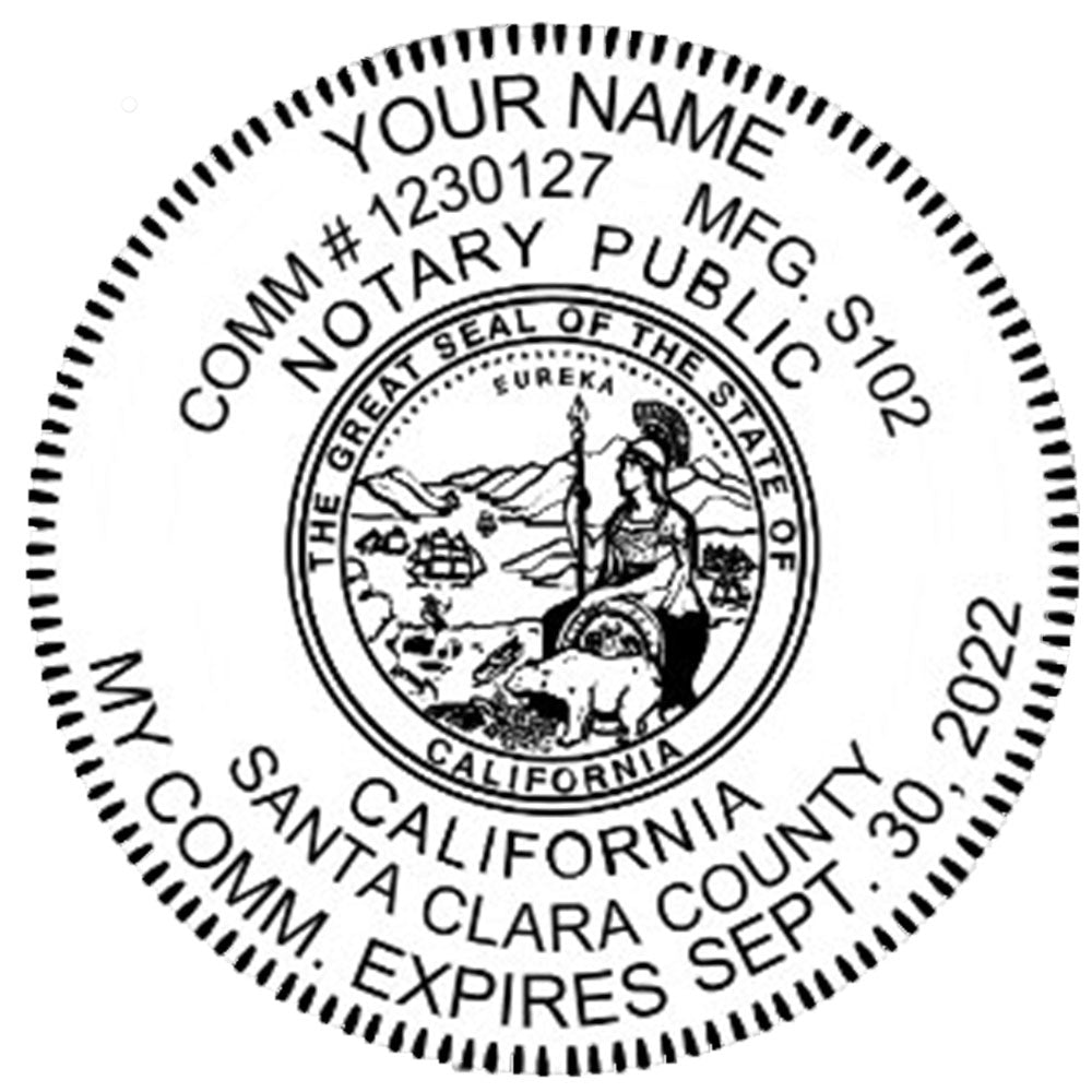 California Notary Embosser