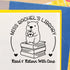 Book Buddies Capybara Stack Library Stamp