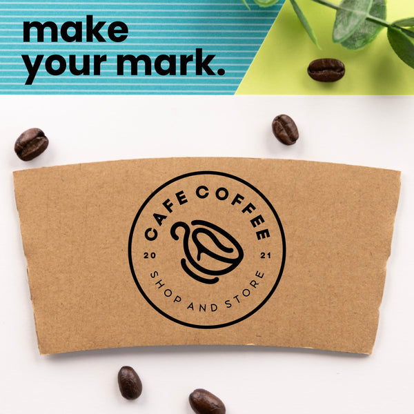 Coffee Sleeve Logo Stamp