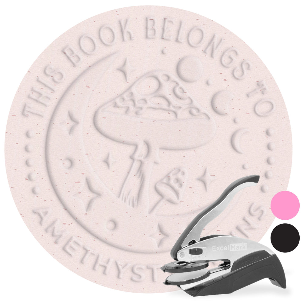 Starry Mushroom Book Embosser