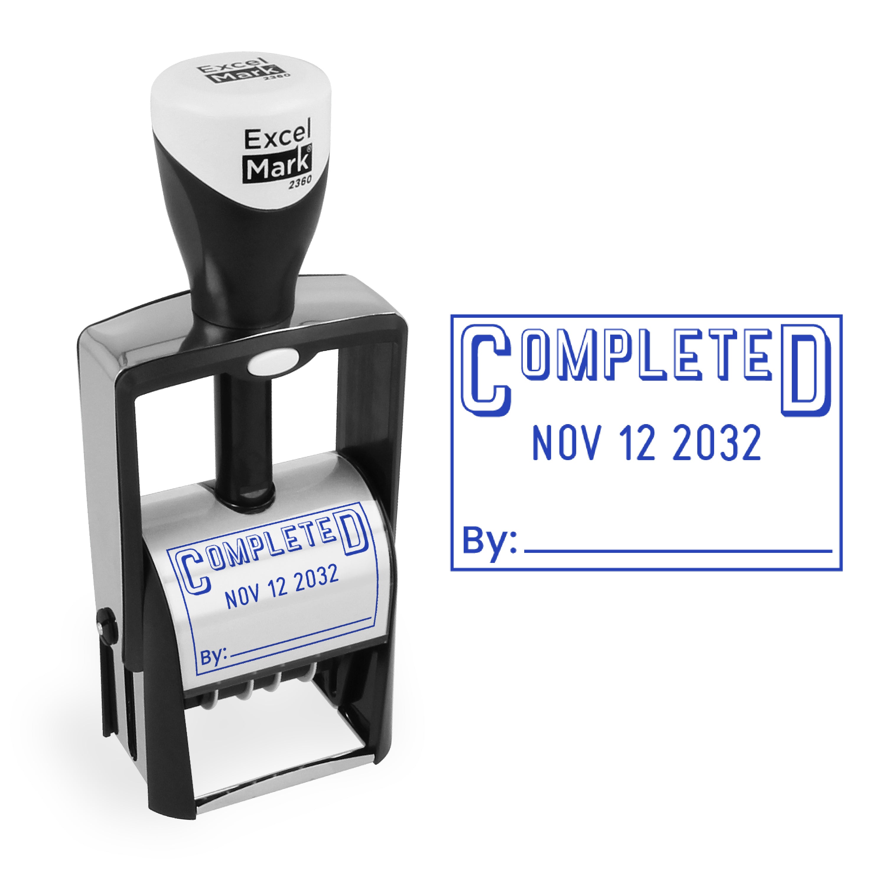 Date Completed Fill In Heavy-Duty Completed Date Stamp | ExcelMark