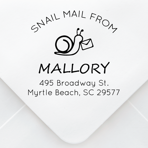 Snail Mail Address Stamp