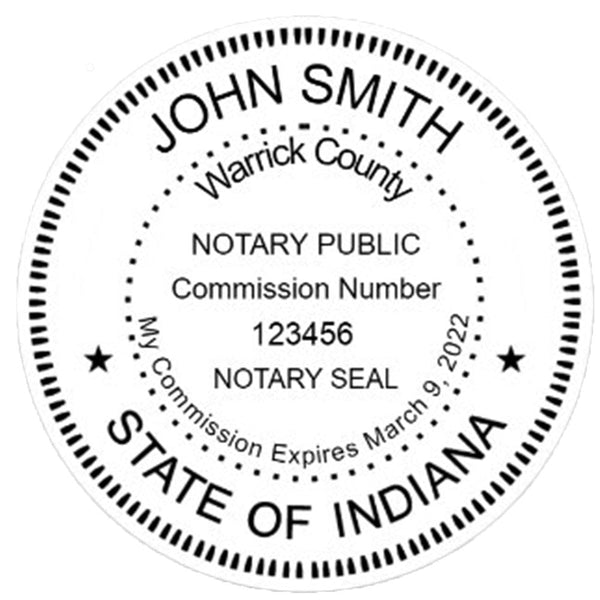 Indiana Notary Embosser