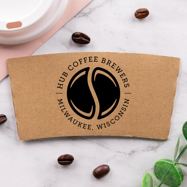 Coffee Sleeve Logo Stamp