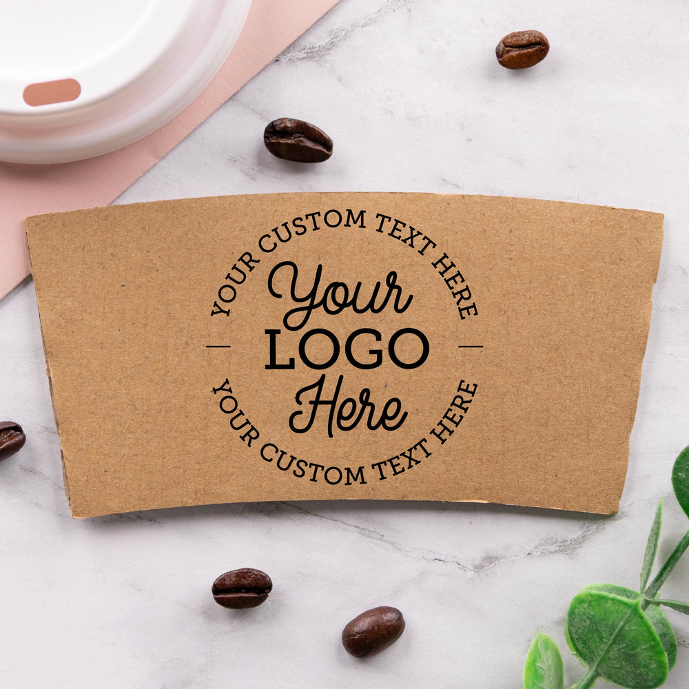Coffee Sleeve Logo Stamp