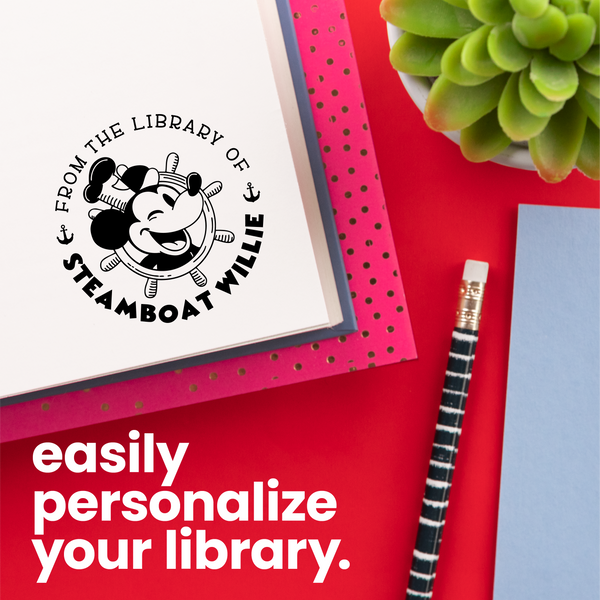 Willie's Book Mate Book Stamp
