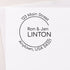Open Circle Address Stamp