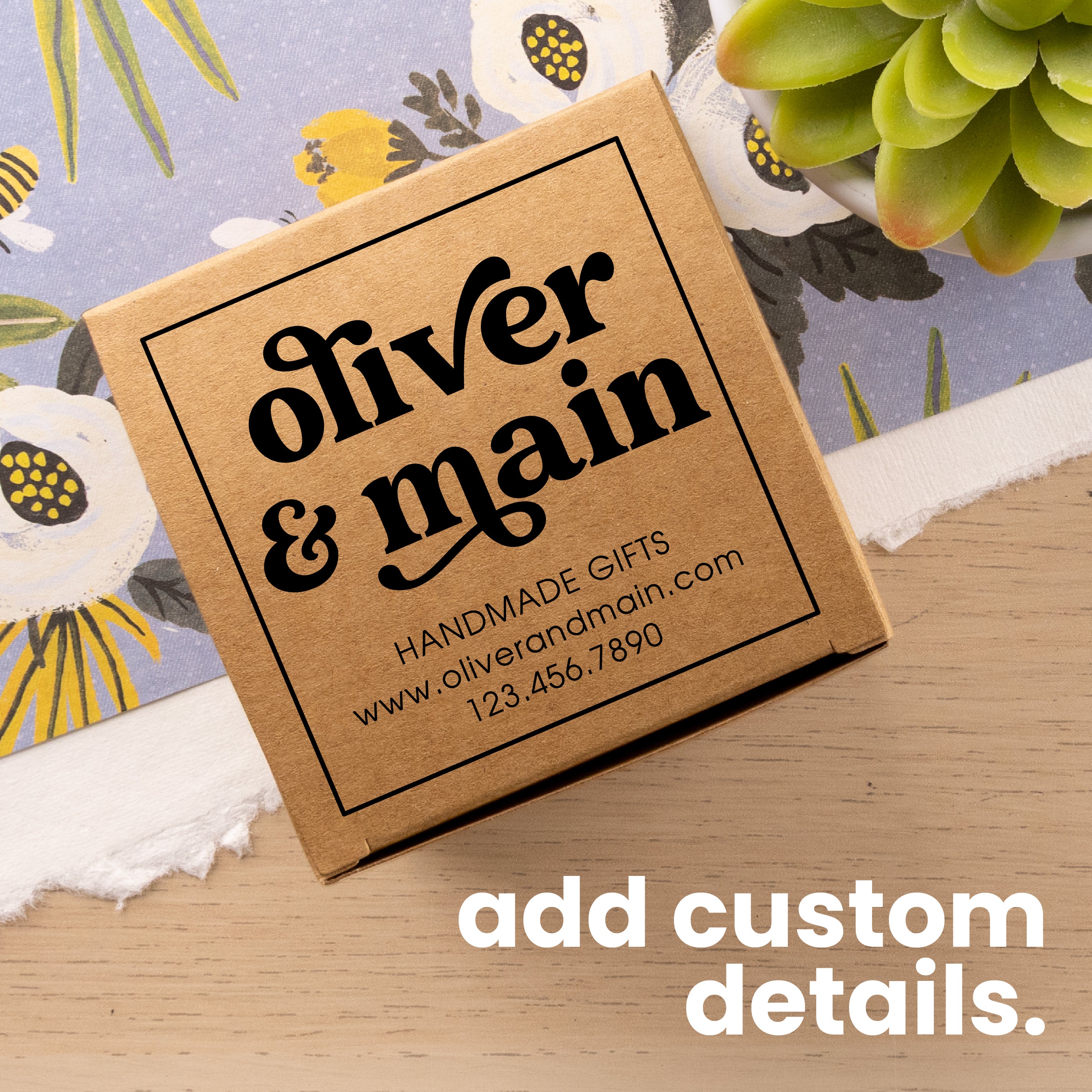 Large Format Label Stamp Large Format Logo Stamp | ExcelMark