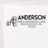 Script Swirl Monogram Address Stamp