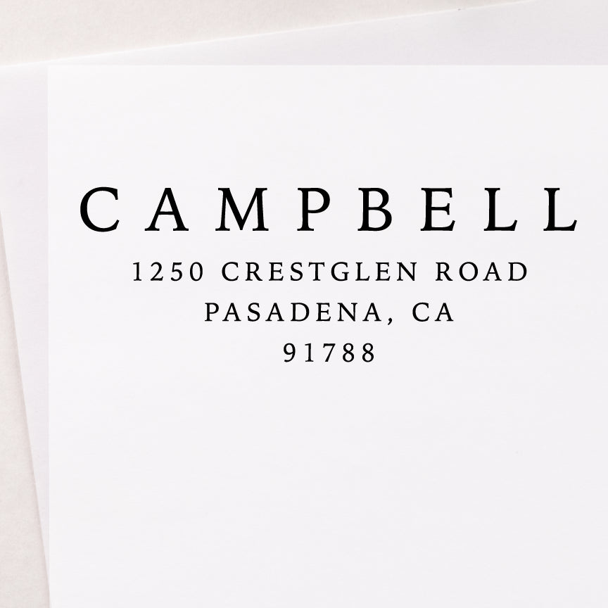 Simple Classic Address Stamp