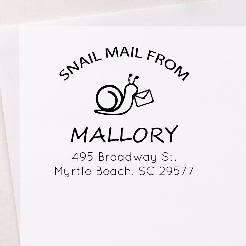 Snail Mail Address Stamp