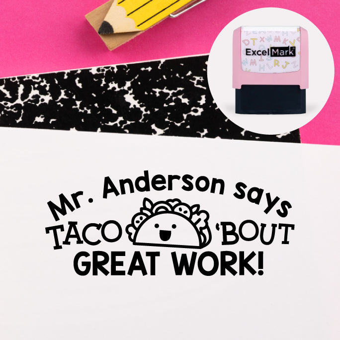Puns of Praise Taco Teacher Stamp
