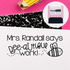 Puns of Praise Bee Teacher Stamp