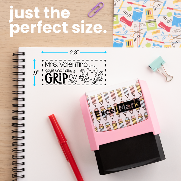 Puns of Praise Octopus Teacher Stamp