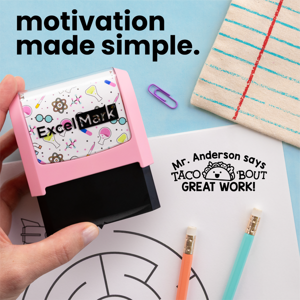 Puns of Praise Taco Teacher Stamp