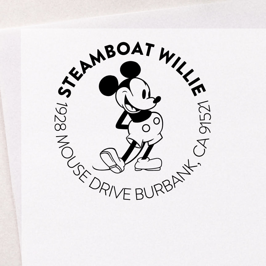 Steamboat Willie Address Stamp