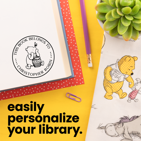 Winnie the Pooh Butterfly Book Stamp