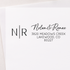 Our Best Moments Monogram Address Stamp
