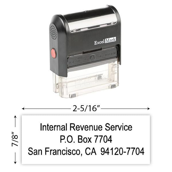 IRS Return Address Stamp 8