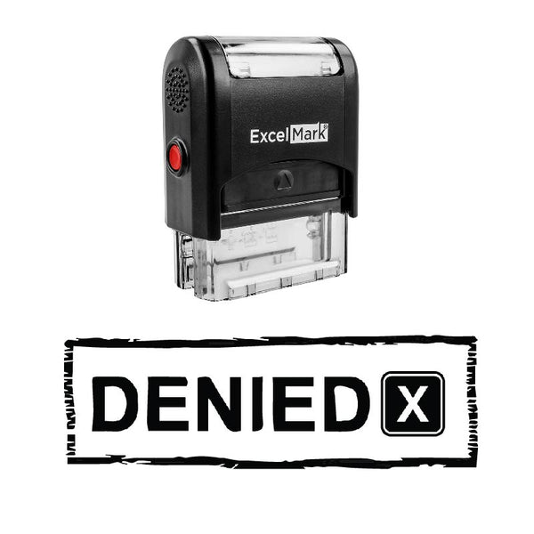 X DENIED Stamp