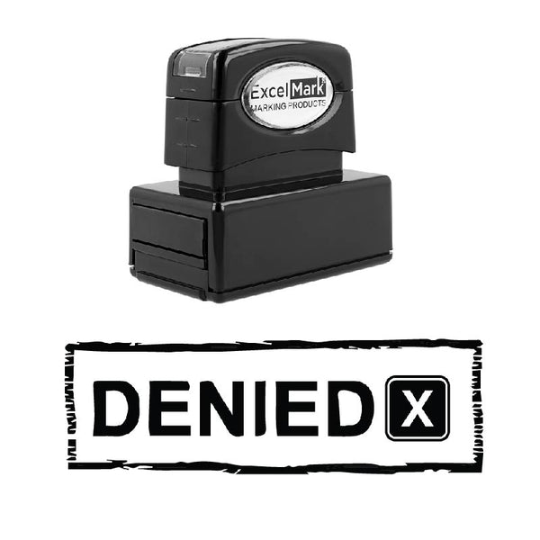 X DENIED Stamp