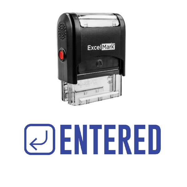 Arrow ENTERED Stamp