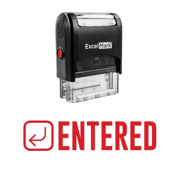 Arrow ENTERED Stamp
