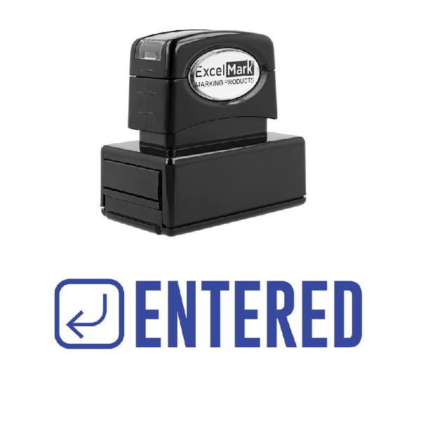 Arrow ENTERED Stamp
