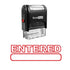 Box Outline ENTERED Stamp