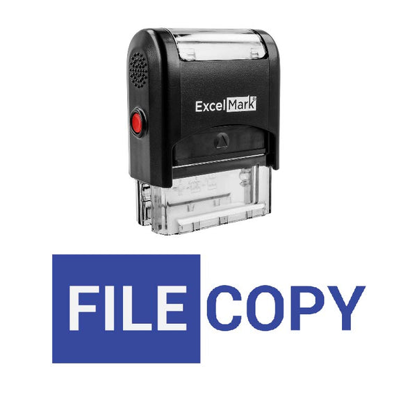 Block FILE COPY Stamp