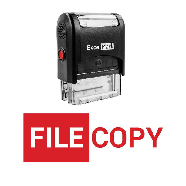 Block FILE COPY Stamp
