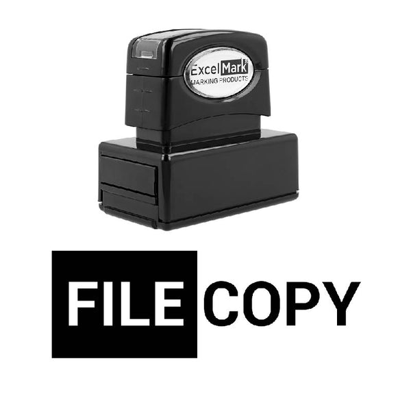 Block FILE COPY Stamp