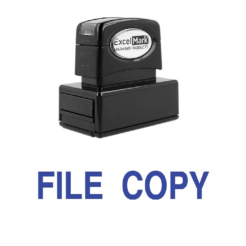 FILE COPY Stamp | ExcelMark