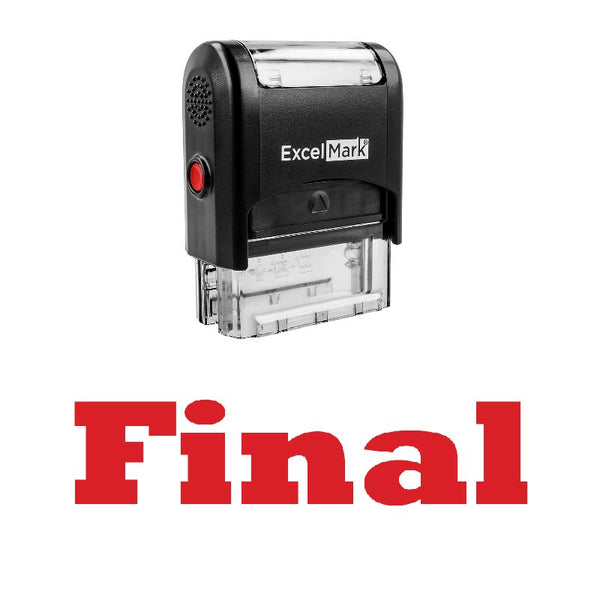 Bold FINAL Stamp