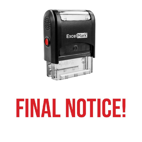 FINAL NOTICE! Stamp