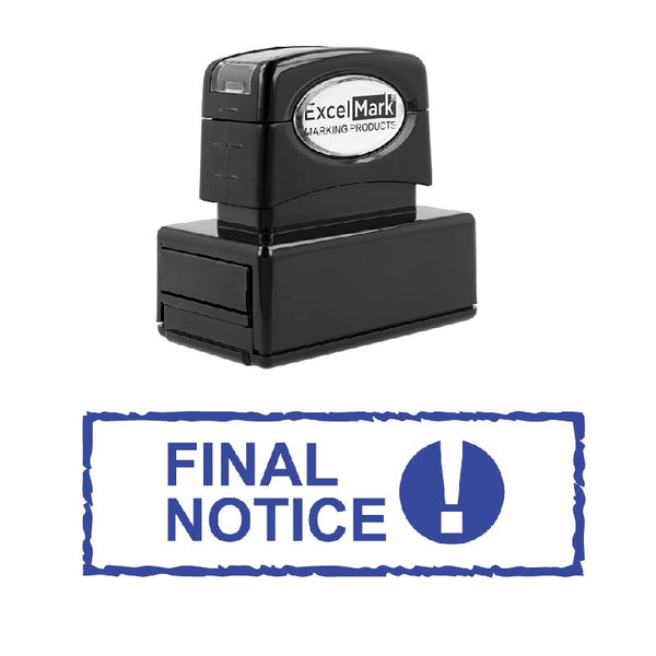 Warning FINAL NOTICE Stamp