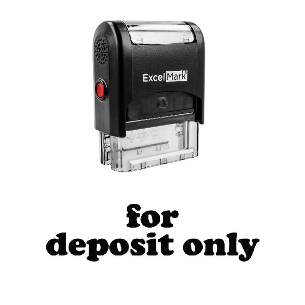 Serif For Deposit Only Stamp