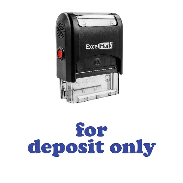 Serif For Deposit Only Stamp