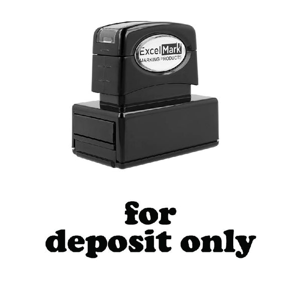 Serif For Deposit Only Stamp