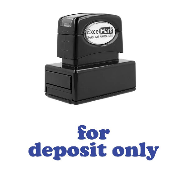 Serif For Deposit Only Stamp