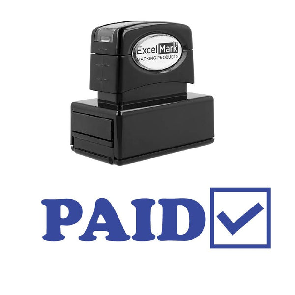 Check Box PAID Stamp