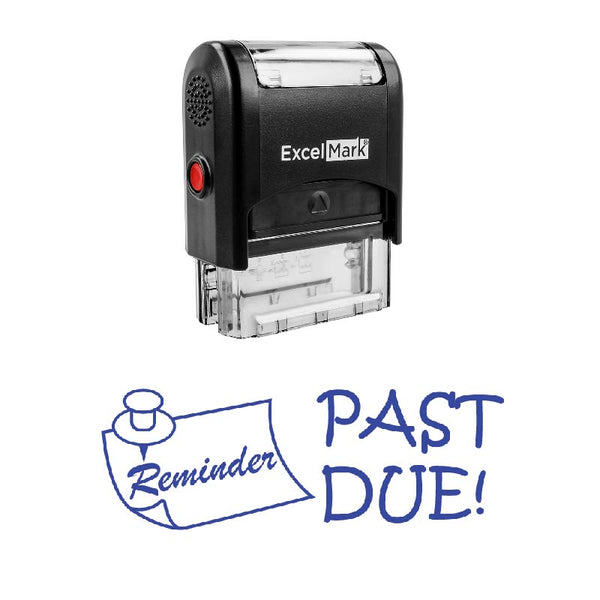 Pin PAST DUE! Stamp