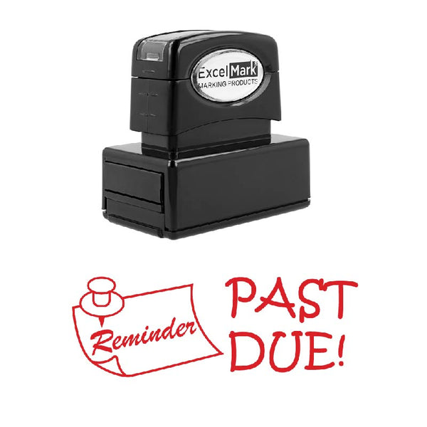 Pin PAST DUE! Stamp