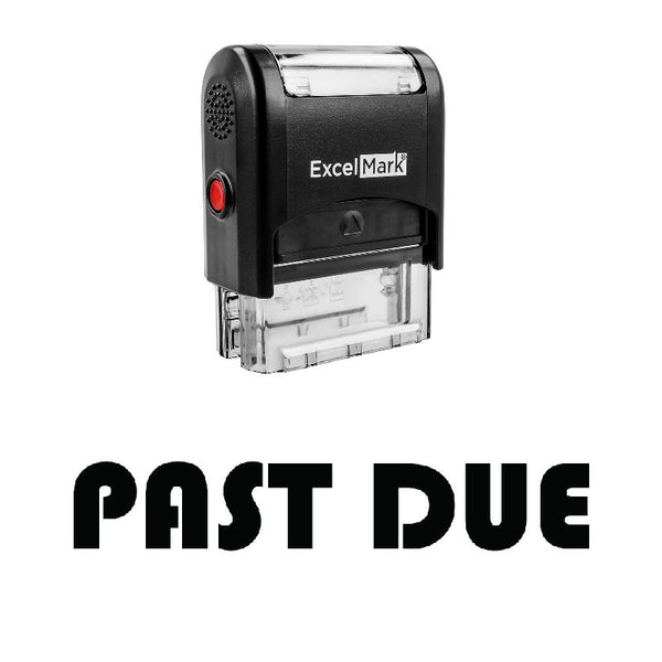 Bold PAST DUE Stamp