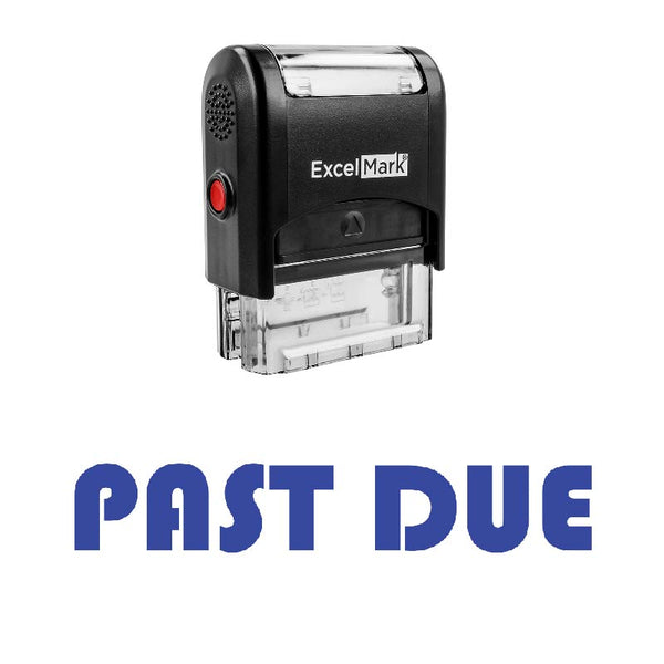 Bold PAST DUE Stamp