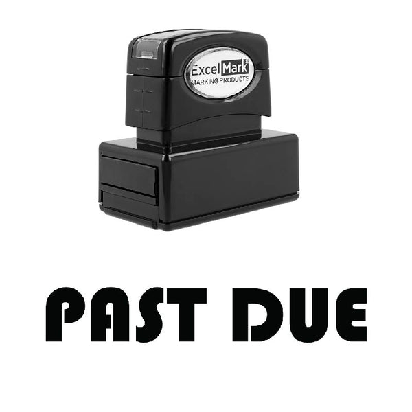 Bold PAST DUE Stamp
