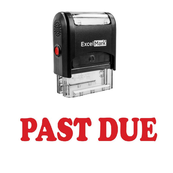 Serif PAST DUE Stamp